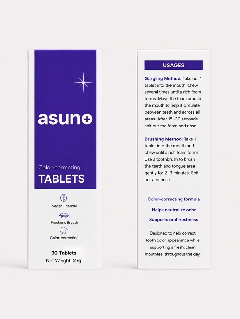 Asune Color-Correcting Tablets